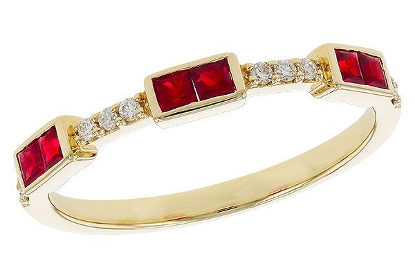 L274-86366: LDS WED RG .34 RUBY .41 TGW
