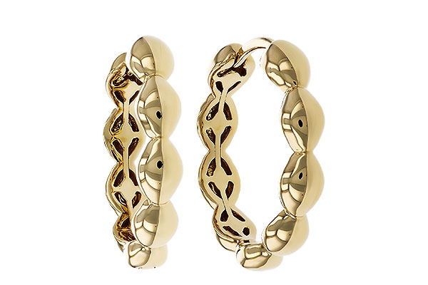 L274-87357: GOLD EARRINGS (18MM)