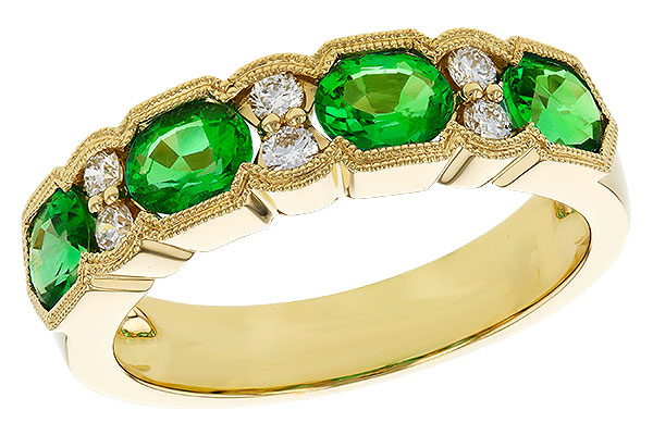 L274-89157: LDS WED RG 1.20 EMERALD 1.38 TGW (5x4MM EMER)