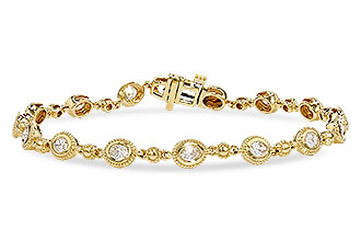 L274-89166: BRACELET 1.25 TW OVAL DIAS (7")