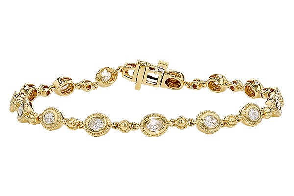 L274-89166: BRACELET 1.25 TW OVAL DIAS (7")