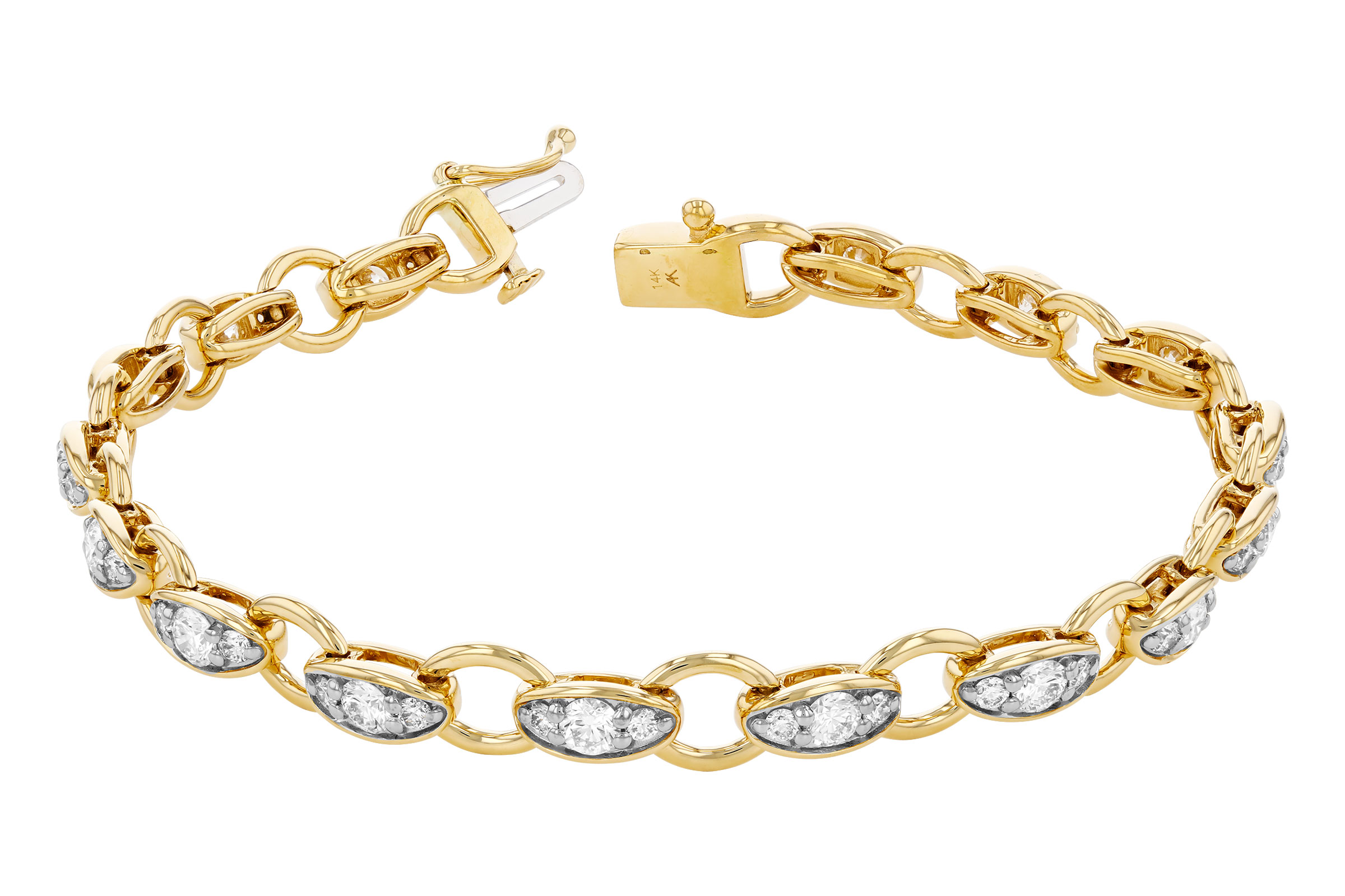 L275-73711: BRACELET 2.20 TW (7")