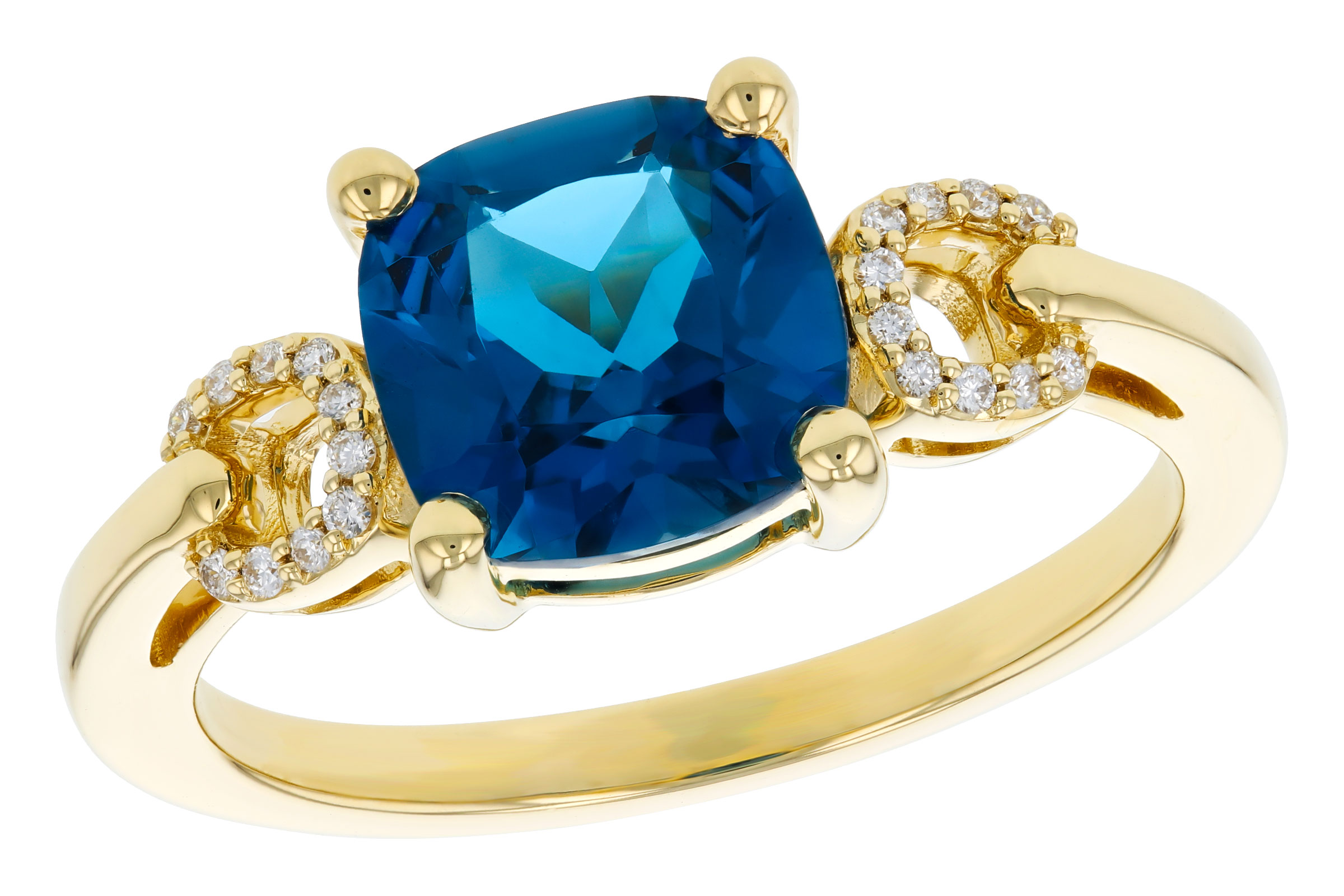 L275-74584: LDS RG 2.16 LONDON BLUE TOPAZ 2.21 TGW (8MM LBT)
