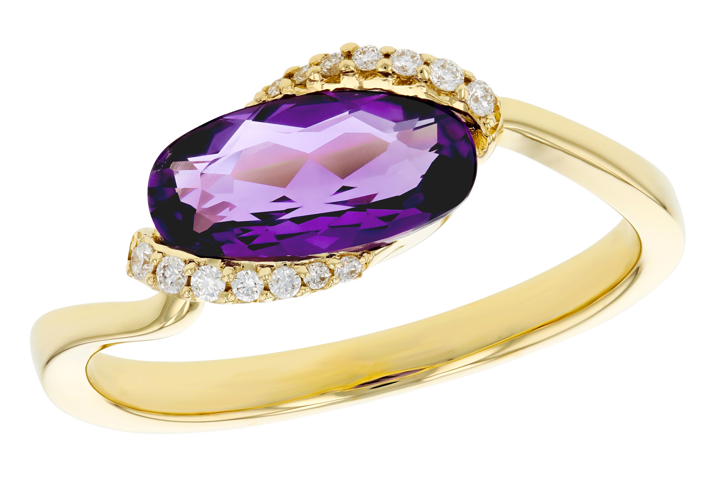 L275-74593: LDS RG 1.07 TW AMETHYST 1.13 TGW (10x5MM AMY)