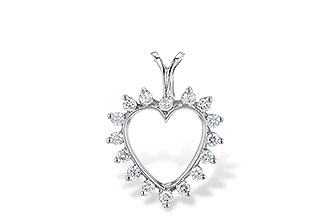 M006-66439: HEART PENDANT .23 TW