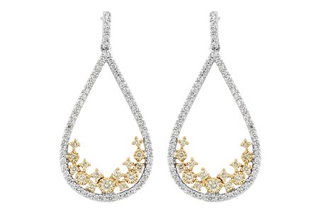 M187-61820: EARR .31 YELLOW DIAS .75 TW