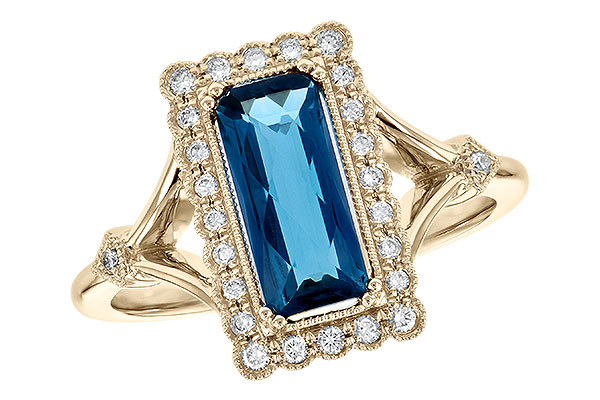 M190-32802: LDS RG 1.58 LONDON BLUE TOPAZ 1.75 TGW