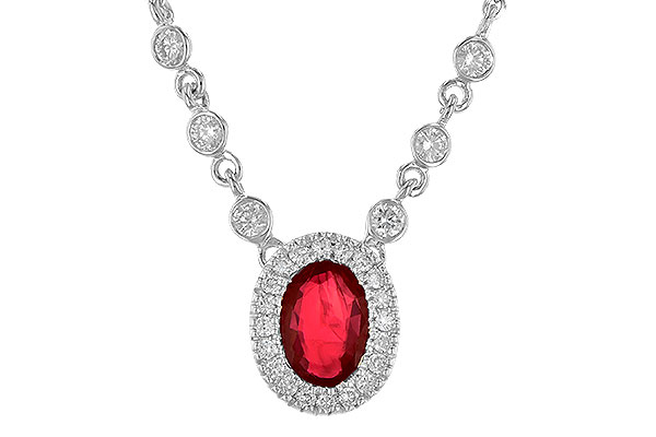 M190-33648: NECK .70 RUBY .94 TGW (17")