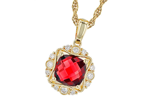 M273-92766: NECK 1.70 GARNET 1.85 TGW