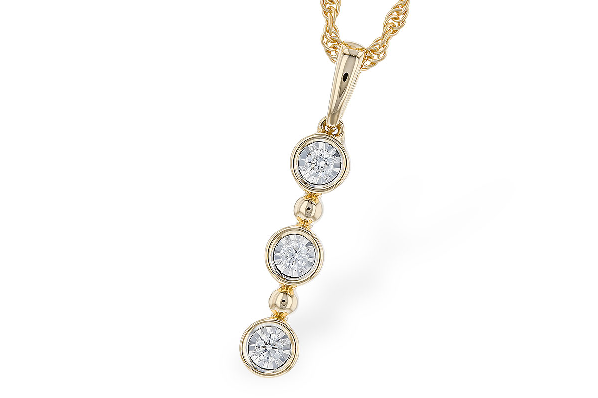 M273-93693: NECKLACE .08 TW