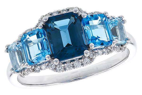 M273-93711: LDS RG 2.15 TW BLUE TOPAZ 2.30 TGW