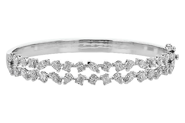 M273-98266: BANGLE 3.50 TW FANCY CUT DIAS