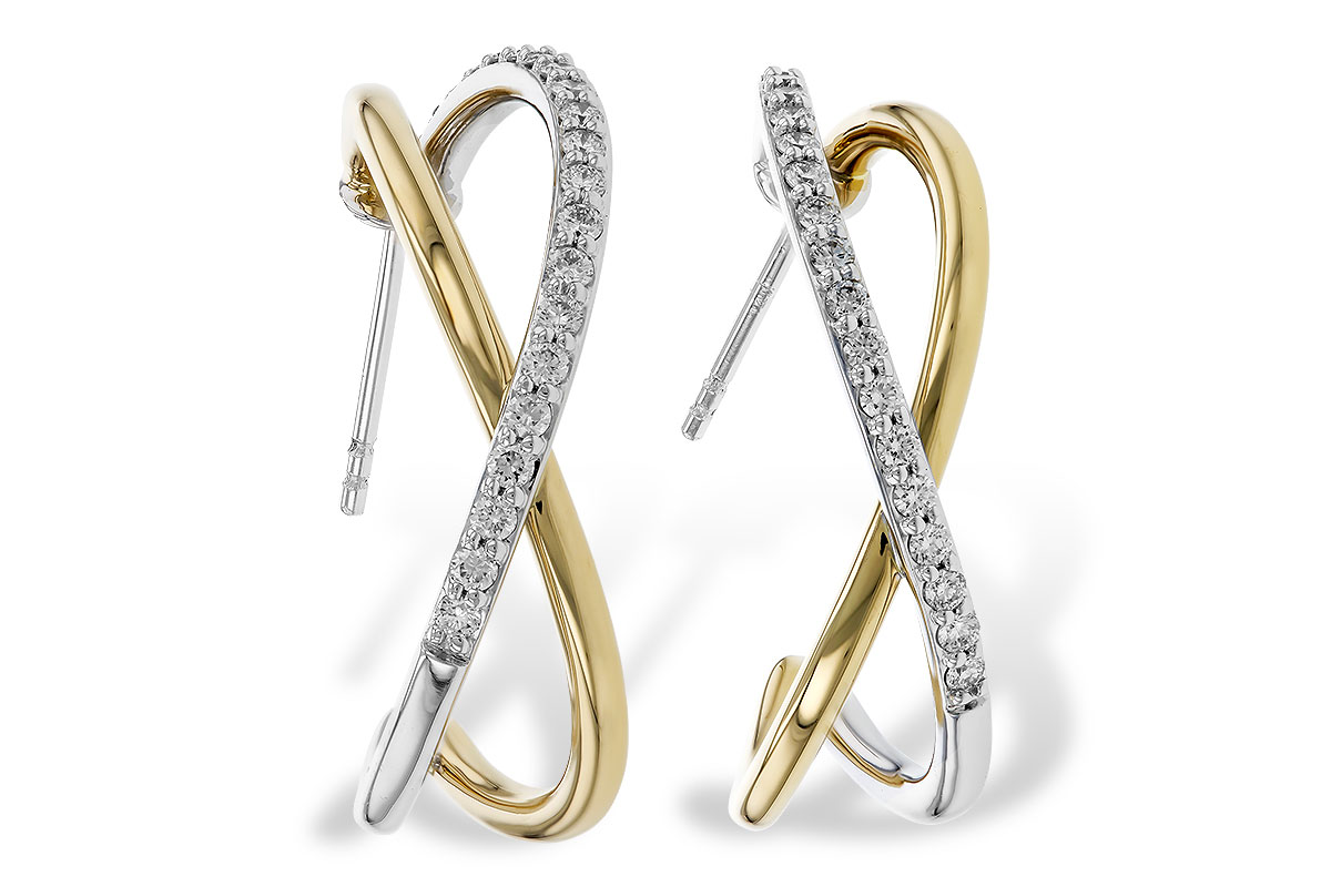 M274-83711: EARRINGS .50 TW