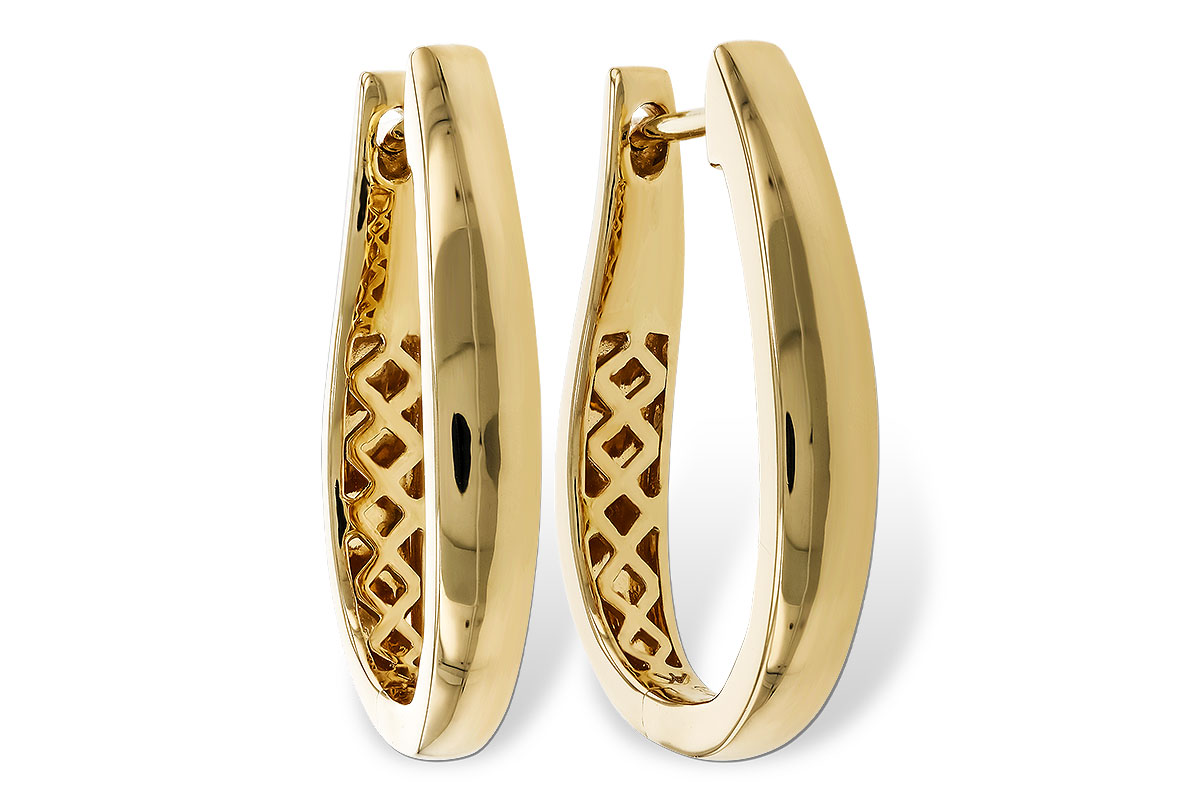 M274-87348: GOLD EARRINGS (22MM)