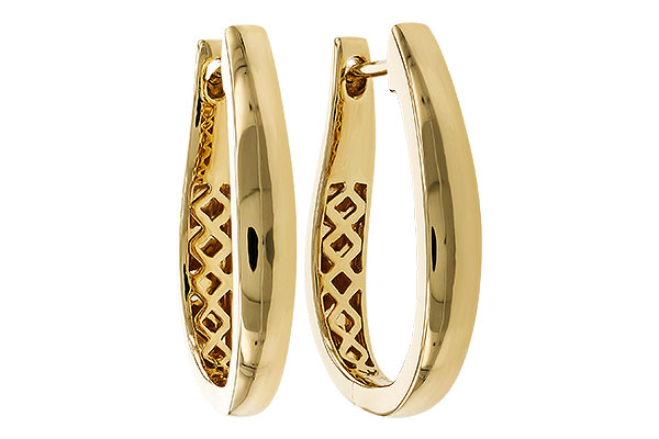 M274-87348: GOLD EARRINGS (22MM)