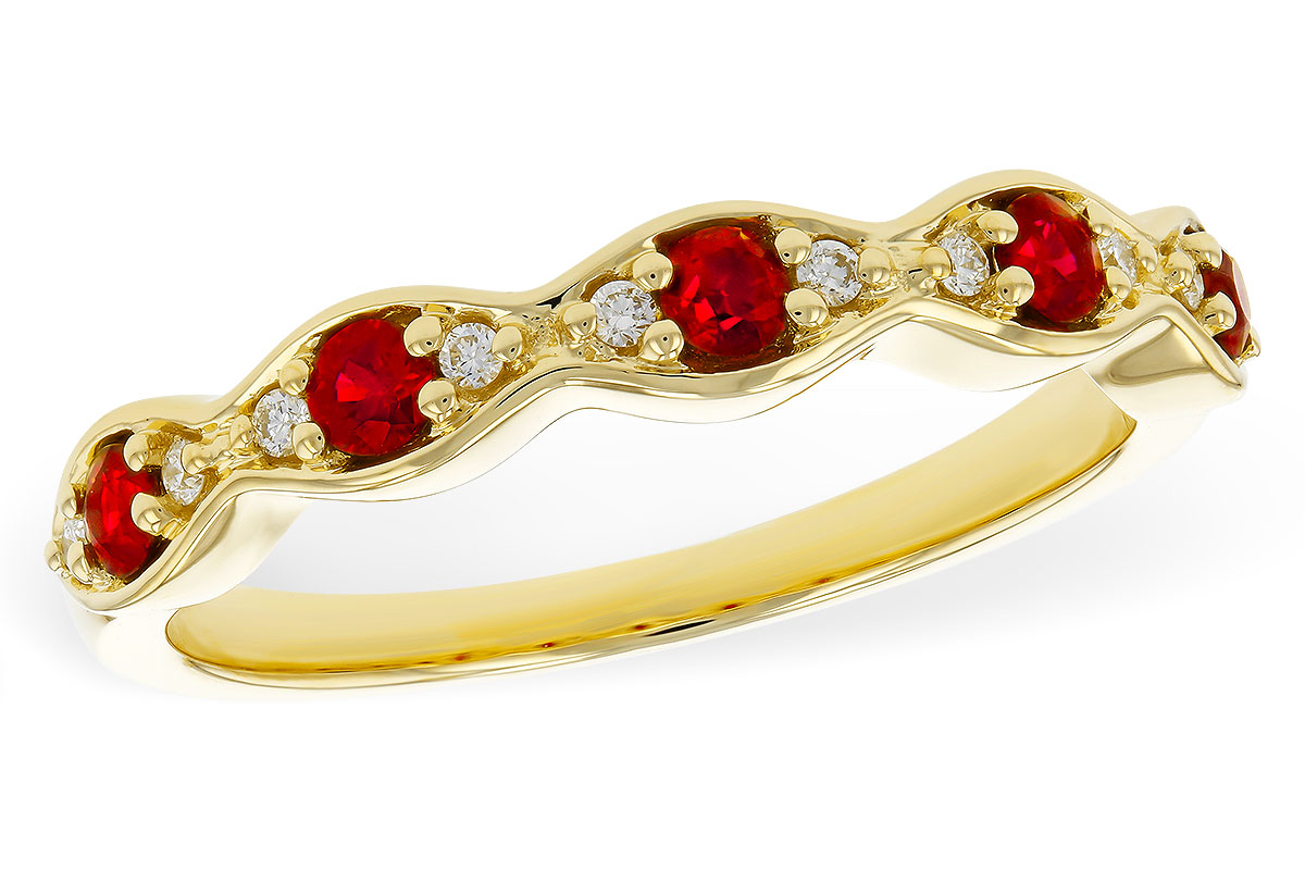 M274-90020: LDS WED RG .28 RUBY .34 TGW