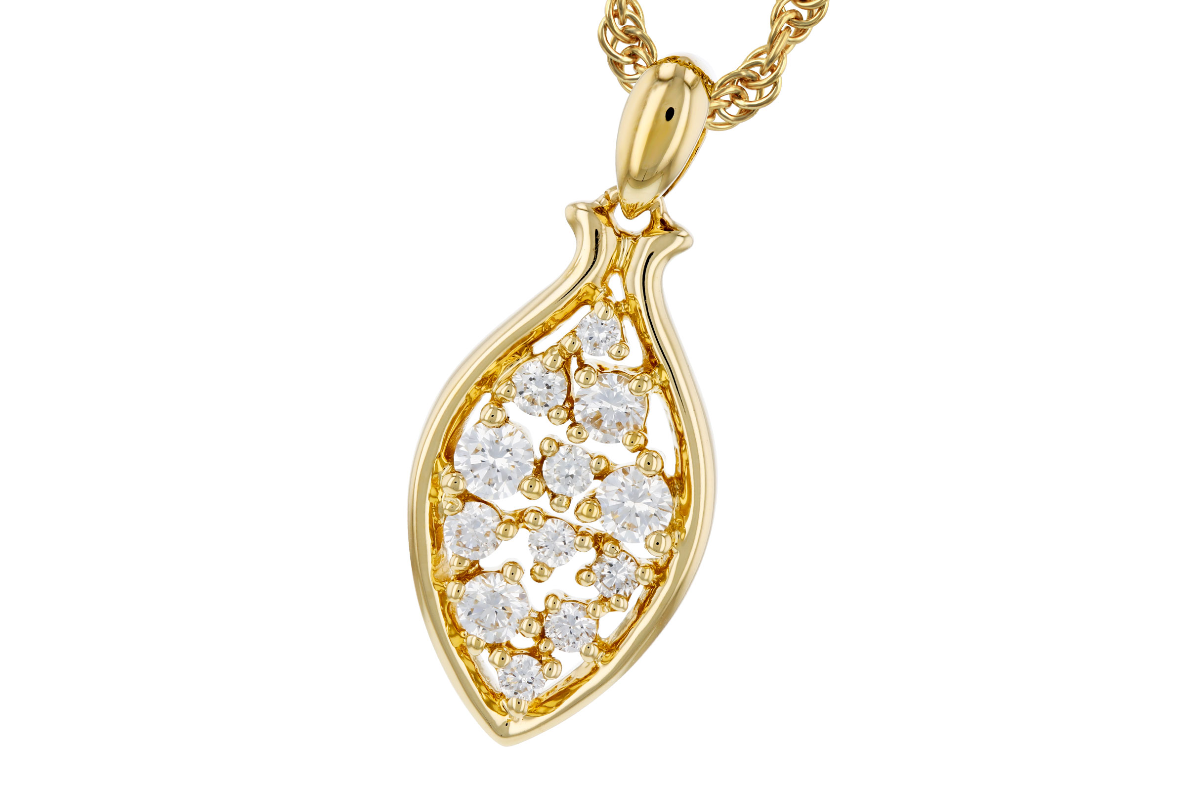 M275-74575: NECKLACE .26 TW